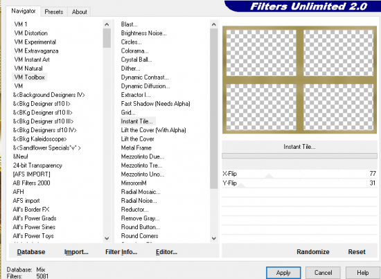 Instant tile