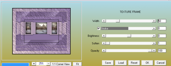 Texture frame