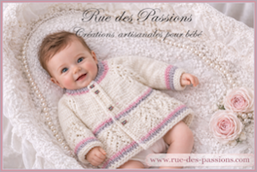 Gilet Amandine – Naissance –