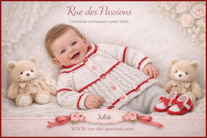 Gilet Julia – Naissance –